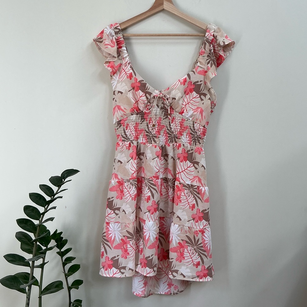 Madden NYC Juniors Floral Beach Dress Size XL